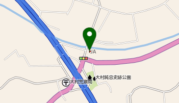 JAながさき県央 産直かやぜの地図画像