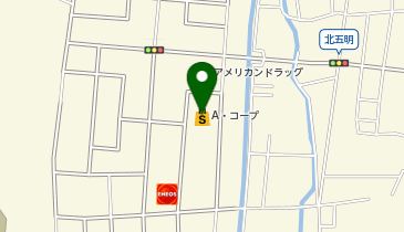 JAグリーン長野 A・コープファーマーズ篠ノ井店の地図画像