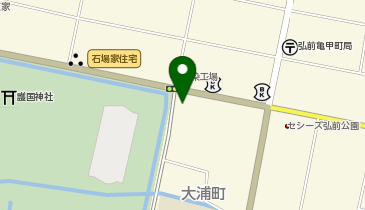 JAつがる弘前 ひろさき新鮮組の地図画像