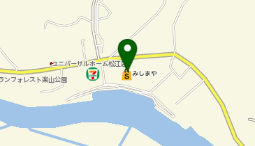 JAしまね みしまや楽山店の地図画像