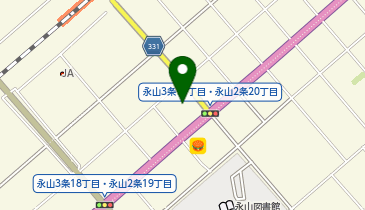 JAあさひかわ 農産物直売所あさがお 永山店の地図画像