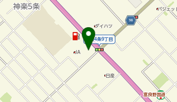 JAあさひかわ 農産物直売所あさがお 神楽店の地図画像