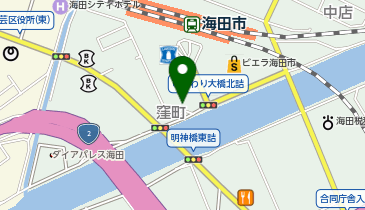 JAひろしま ひまわり産直市 安芸地域本部前の地図画像