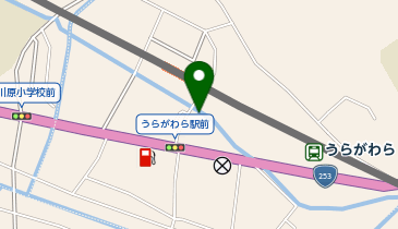 JAえちご上越 浦川原物産館の地図画像