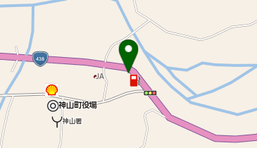 JA徳島県 夢すだち 神山の地図画像