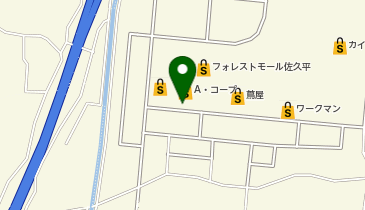 JA佐久浅間 ファーマーズ佐久平店「さくさく市場」の地図画像