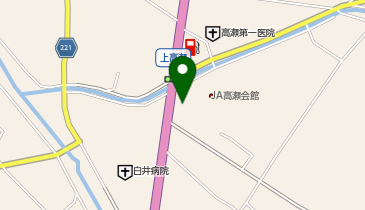 JA香川県 高瀬ふれあい産直市の地図画像