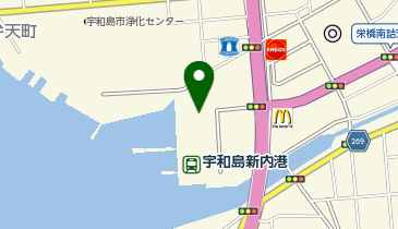 JAえひめ南 JAえひめ南 特産品センターみなみくんの地図画像