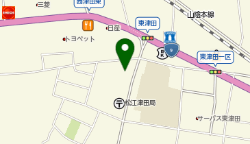 JAしまね JAグリーンつだの地図画像