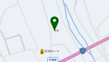 JAひがしみの 中津川グリーンセンターの地図画像