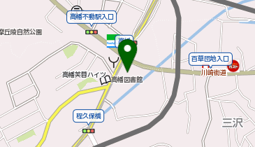 JA東京みなみ 七生地区農産物直売所(グリーンライフ七生)の地図画像