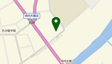 JAおおいた フレッシュパーク花野果の地図画像