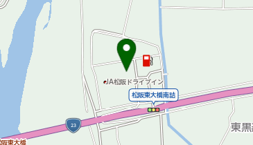 JAみえなか きっする黒部の地図画像