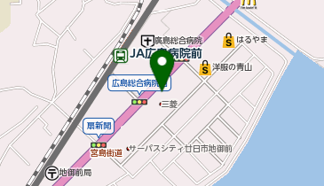 JAひろしま JA産直ふれあい市場 「よりん菜」の地図画像