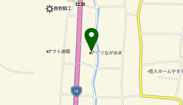 JAながの 長沼農産物直売所「アグリながぬま」の地図画像