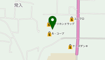 JA信州うえだ A・コープファーマーズうえだ店 農産物直売所「マルシェ国分」の地図画像