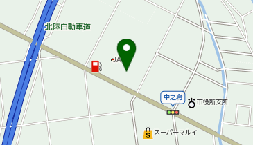 JAえちご中越 中之島ふれあい市の地図画像