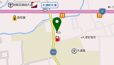 JA菊池 大津とれたて市場の地図画像