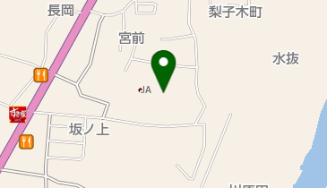 JAふくしま未来 みらい百彩館 んめ-べの地図画像