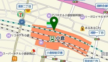 コメダ珈琲店 ビエラ小倉店の地図画像