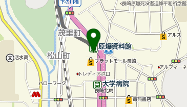 コメダ珈琲店 プラットモール長崎店の地図画像