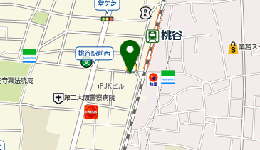 コメダ珈琲店 桃谷駅前店の地図画像