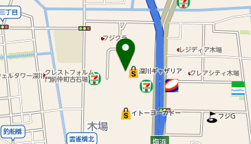 コメダ珈琲店 深川ギャザリア店の地図画像