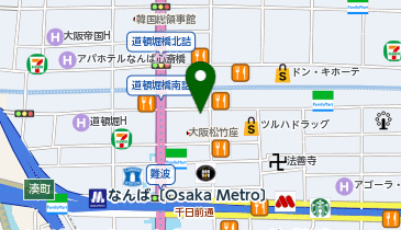 コメダ珈琲店 道頓堀店の地図画像