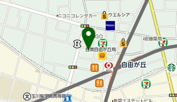 コメダ珈琲店 自由が丘メープル通り店の地図画像