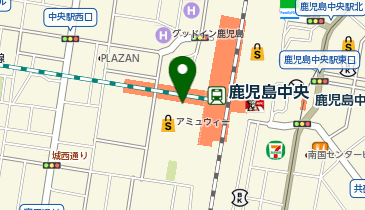 コメダ珈琲店 鹿児島中央駅西口店の地図画像