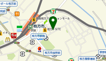 コメダ珈琲店 枚方市駅前店の地図画像
