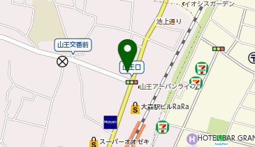 コメダ珈琲店 大森山王口店の地図画像