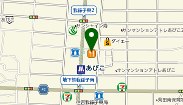 コメダ珈琲店 あびこ駅前店の地図画像