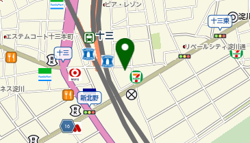 コメダ珈琲店 阪急十三駅前店の地図画像