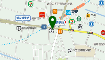 コメダ珈琲店 浦安駅前店の地図画像