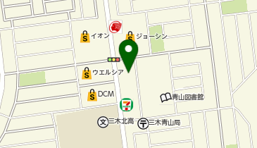 コメダ珈琲店 三木青山店の地図画像