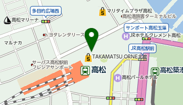 コメダ珈琲店 高松オルネ店の地図画像