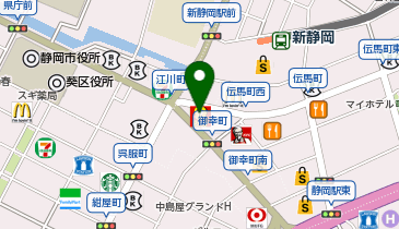 コメダ珈琲店 静岡伝馬町店の地図画像