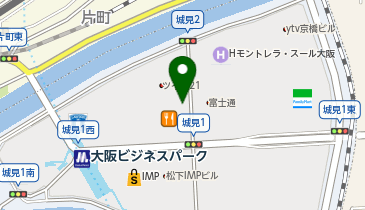 コメダ珈琲店 OBPツイン21店の地図画像