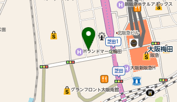 コメダ珈琲店 北梅田店の地図画像