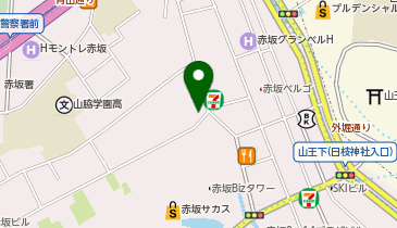 コメダ珈琲店 赤坂一ツ木通り店の地図画像