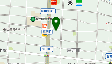 コメダ珈琲店 恵方店の地図画像