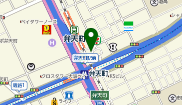 コメダ珈琲店 JR弁天町駅店の地図画像