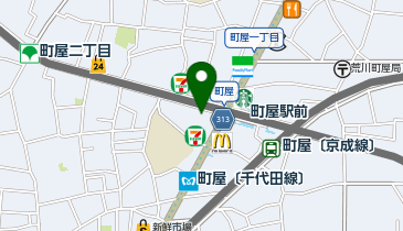 コメダ珈琲店 町屋駅前店の地図画像