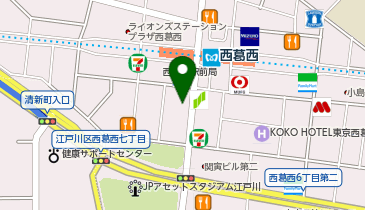 コメダ珈琲店 西葛西店の地図画像