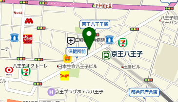 コメダ珈琲店 京王八王子駅前店の地図画像