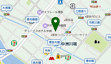 コメダ珈琲店 博多リバレインモール店の地図画像