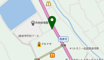 コメダ珈琲店 善通寺店 9/29 OPENの地図画像