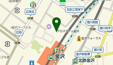 コメダ珈琲店 金沢駅西口店の地図画像