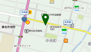 コメダ珈琲店 桑名中央通店の地図画像